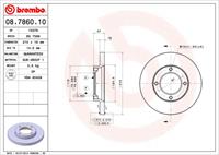 Bremsscheibe Vorderachse Brembo 08.7860.10