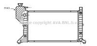 Kühler, Motorkühlung AVA MSA2183