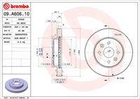 Bremsscheibe | BREMBO (09.A606.10)