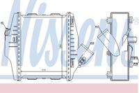 NISSENS Ladeluftkühler 96579 Intercooler SMART,FORTWO Coupe 451,FORTWO Cabrio 451