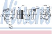Kompressor, Klimaanlage | NISSENS (89062)