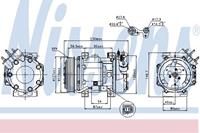 Kompressor, Klimaanlage | NISSENS (89076)