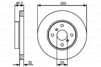 toyota Remschijf voor BD1315