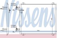 Condensor, airconditioning NISSENS, u.a. für Audi