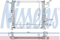 Radiator, motorkoeling NISSENS 63835A