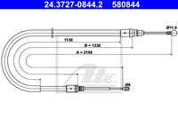 peugeot Handremkabel 24372708442