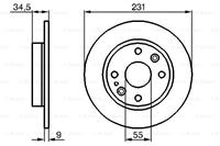 mazda Remschijf achter BD194