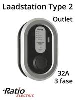 Ratio EV Laadstation type 2 Outlet 32A 3 fase