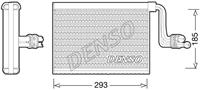 Verdampfer, Klimaanlage | DENSO (DEV05002)