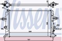 Kühler, Motorkühlung Nissens 630704