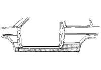 Volkswagen PLAATWERKDEEL O19/JET19 83- DORPEL 2-deurs