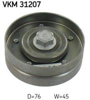 SKF Umlenkrolle VKM 31207 Führungsrolle,Umlenk-/Führungsrolle, Keilrippenriemen VW,SKODA,SEAT,GOLF IV 1J1,GOLF IV Variant 1J5,BORA 1J2,BORA Kombi 1J6