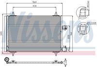 Condensor, airconditioning NISSENS 94723