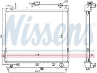 Kühler, Motorkühlung | NISSENS (64162)