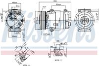 Kompressor, Klimaanlage | NISSENS (89323)