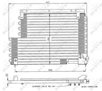 Kondensator, Klimaanlage NRF 35192