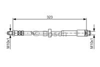 BOSCH Bremsschläuche 1 987 476 293 Bremsschlauch AUDI,A6 Avant 4F5, C6,A6 4F2, C6,A6 Allroad 4FH, C6
