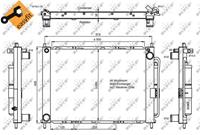 Condensor, airconditioning EASY FIT NRF, u.a. für Renault, Nissan