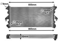 citroen RADIATEUR BOXER/JUMP/DUCA4 D met AIRCO 06 40002310