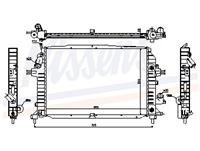 NISSENS Wasserkühler 63115A Kühler,Motorkühler OPEL,VAUXHALL,ZAFIRA B A05,ZAFIRA B Van,ZAFIRA Mk II B M75