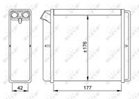 opel Kachelradiateur, interieurverwarming 52219