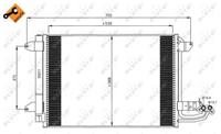 Condensor, airconditioning EASY FIT NRF, u.a. für Skoda, VW, Seat, Audi