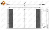 Condensor, airconditioning EASY FIT NRF, u.a. für Opel, Vauxhall, Saab, Chevrolet