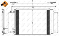 Condensor, airconditioning EASY FIT NRF, u.a. für Skoda, VW, Seat, Cupra, Audi