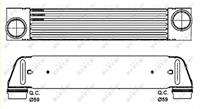 bmw Intercooler, inlaatluchtkoeler 30317