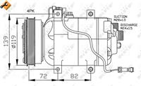 NRF Kompressor 32030 Klimakompressor,Klimaanlage Kompressor VW,AUDI,PASSAT Variant 3B6,PASSAT Variant 3B5,PASSAT 3B2,PASSAT 3B3,A4 8D2, B5