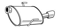WALKER Endschalldämpfer 22298 ESD,Endtopf PEUGEOT,406 Coupe 8C,406 8B