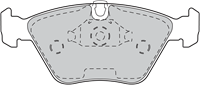 Bremsbelagsatz, Scheibenbremse Vorderachse Valeo 598310