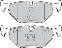 Bremsbelagsatz, Scheibenbremse Hinterachse Valeo 598753