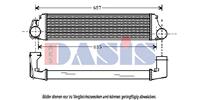 AKS Dasis Ladeluftkühler 057002N Intercooler BMW,3 E46,3 Touring E46,3 Compact E46