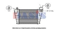 aksdasis Intercooler, inlaatluchtkoeler AKS DASIS, u.a. für Audi, VW, Seat, Skoda