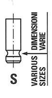 FRECCIA Einlaßventil R6138/S  OPEL,RENAULT,NISSAN,VIVARO Kasten F7,VIVARO Combi J7,VIVARO Pritsche/Fahrgestell E7,CLIO II BB0/1/2_, CB0/1/2_