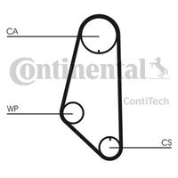 continentalctam Wasserpumpe + Zahnriemensatz | CONTINENTAL CTAM (CT732WP1)