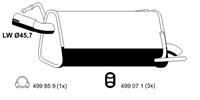 Endschalldämpfer Ernst 033237