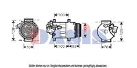 Kompressor, Klimaanlage | AKS Dasis (851595N)