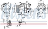 Kompressor, Klimaanlage | NISSENS (890138)