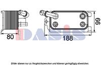 AKS Dasis Ölkühler 226004N Ölkühler, Motoröl VOLVO,XC60,V70 III BW,V60,XC70 II,S80 II AS,S60 II