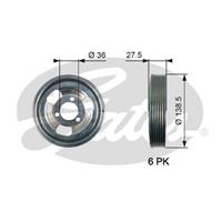 bmw Riemschijf, krukas DriveAlign TVD1117