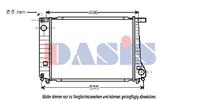 Kühler, Motorkühlung | AKS Dasis (051470N)