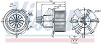 opel Kachelventilator 87085