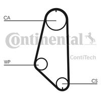 continentalctam Waterpomp + distributieriem set CONTINENTAL CTAM, u.a. für Opel, Vauxhall