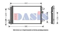 aksdasis Condensor, airconditioning AKS DASIS, u.a. für Seat, Ford, VW