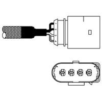 DELPHI Lambdasonde ES10978-12B1 Lambda Sensor,Regelsonde VW,AUDI,SKODA,GOLF IV 1J1,LUPO 6X1, 6E1,POLO 6N2,POLO 6N1,BORA 1J2,BORA Kombi 1J6,A3 8L1