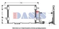 Kondensator, Klimaanlage | AKS Dasis (482220N)