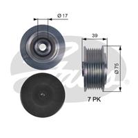 GATES Freilauf Lichtmaschine OAP7119 Generatorfreilauf,Freilaufriemenscheibe HONDA,CIVIC VIII Hatchback FN, FK,CR-V III RE,CR-V II RD_,ACCORD VII CL