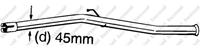 Reparaturrohr, Katalysator Bosal 889-161
